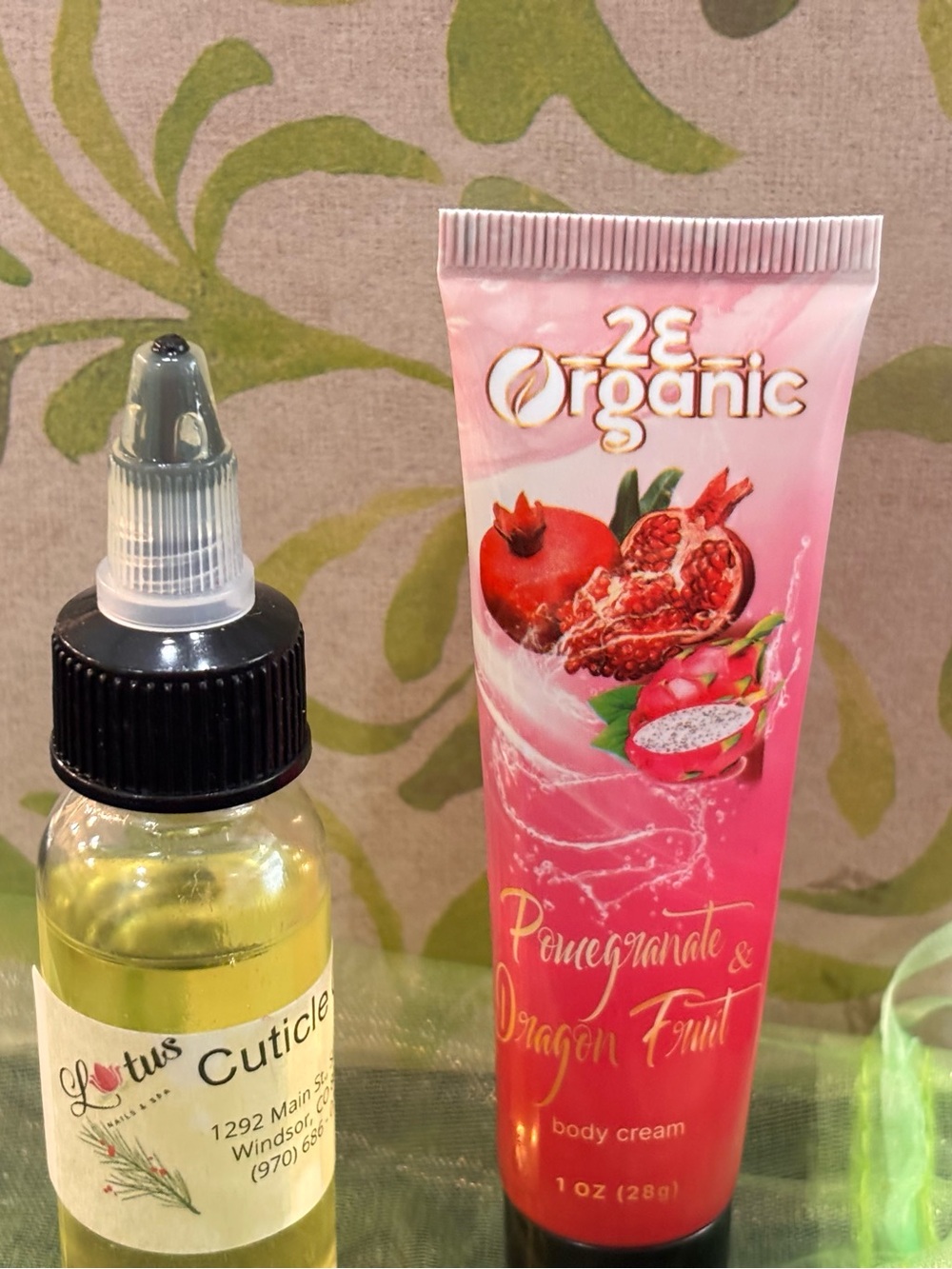 Pomegranate & Dragon Fruit Body Cream with Cuticle Oil - Pink & Yellow Duo - Picture 10 of 13